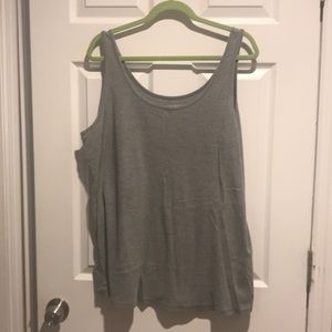Gray Crew-Neck Tank